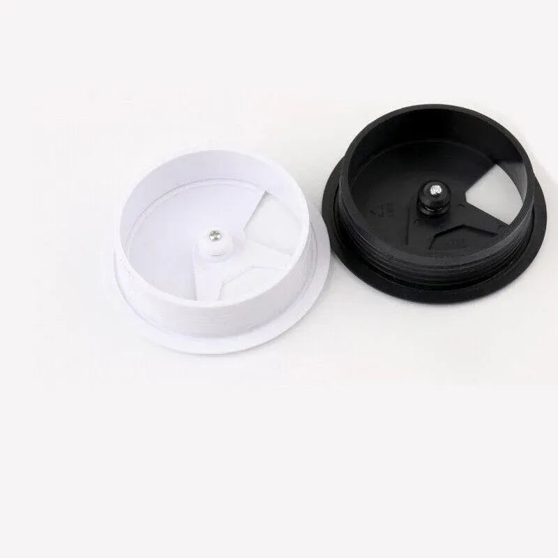 Desk Grommet Cable Hole Covers 50mm Wire Tidy Port for Table Surface 12pcs Set - White-12PCS V528-WIREBO-WHITE12PCS-46261