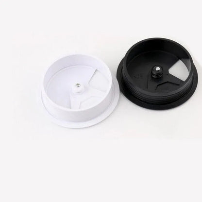 Desk Grommet Cable Hole Covers 50mm Wire Tidy Port for Table Surface 12pcs Set - White-12PCS V528-WIREBO-WHITE12PCS-46261