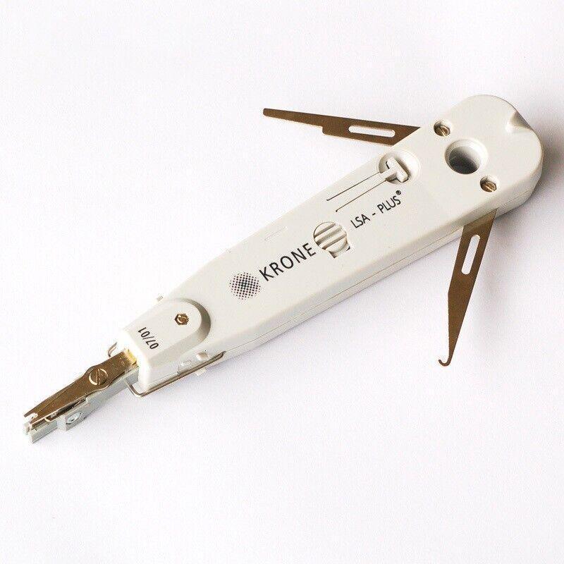 Network Cable Punch Down Tool with Hook and Blade for RJ45 RJ11 Cat5e Cat6 V528-WIRECUTTER-577471