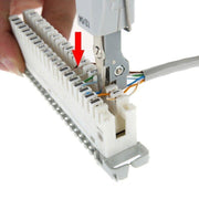 Network Cable Punch Down Tool with Hook and Blade for RJ45 RJ11 Cat5e Cat6 V528-WIRECUTTER-577471