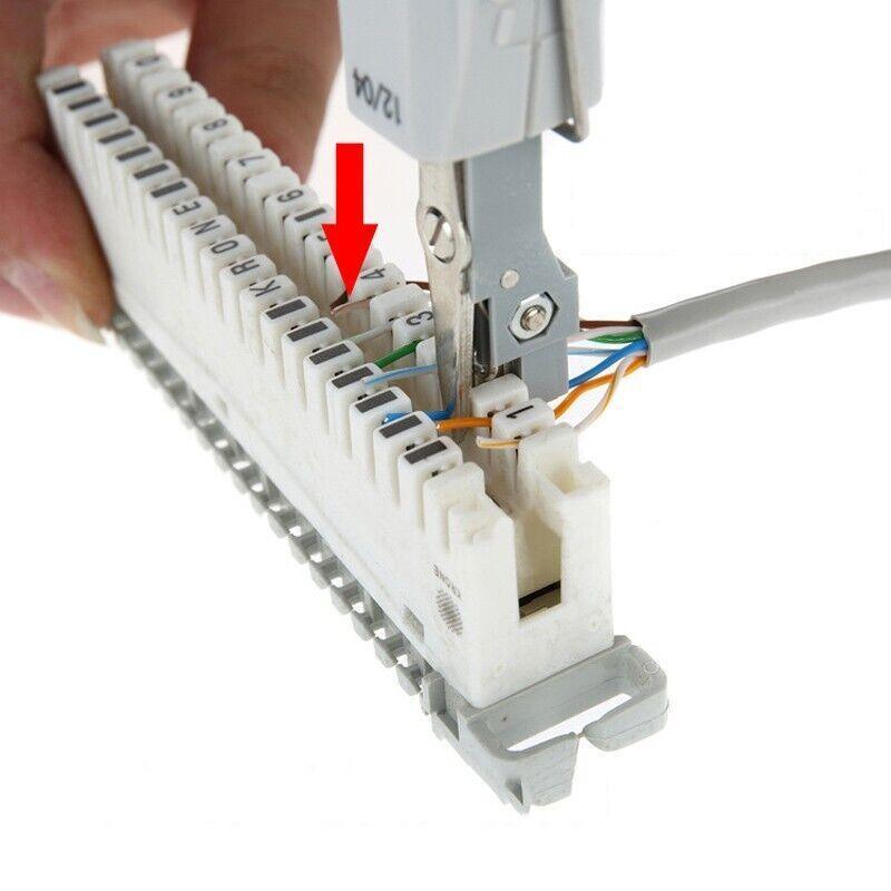 Network Cable Punch Down Tool with Hook and Blade for RJ45 RJ11 Cat5e Cat6 V528-WIRECUTTER-577471