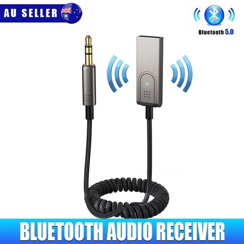 Wireless Bluetooth 5.0 Receiver Dongle Car Aux 3.5Mm Adapter Cable V528-WIRELESSBLUETOOTH-823507
