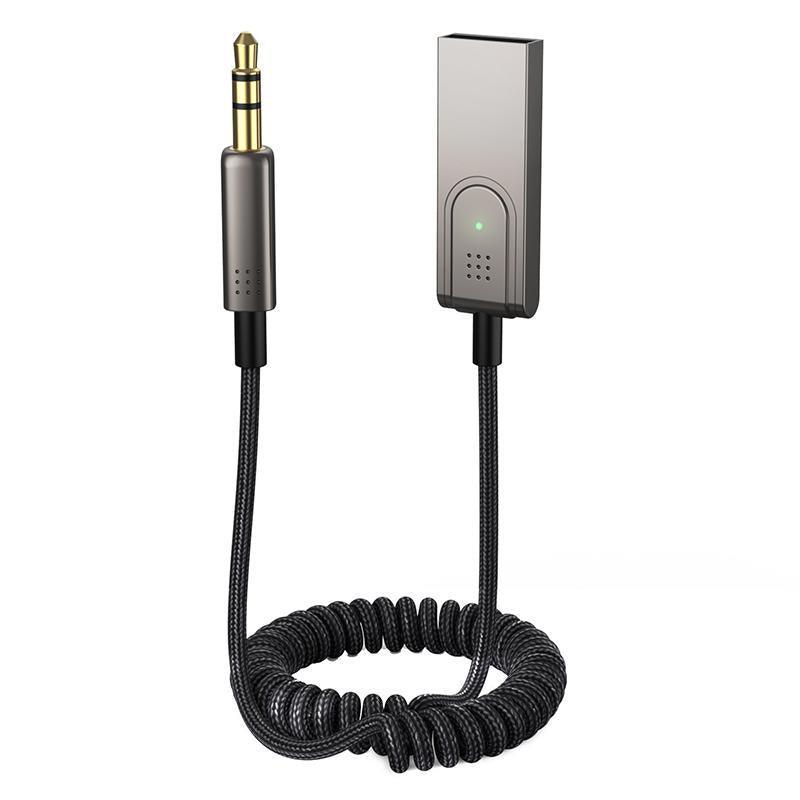 Wireless Bluetooth 5.0 Receiver Dongle Car Aux 3.5Mm Adapter Cable V528-WIRELESSBLUETOOTH-823507