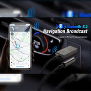 Wireless Bluetooth 5.0 Receiver Dongle Car Aux 3.5Mm Adapter Cable V528-WIRELESSBLUETOOTH-823507