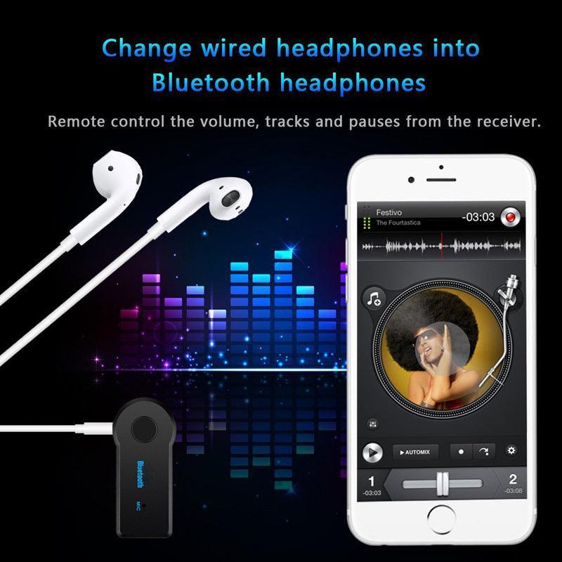 New 1Pc Wireless Bluetooth To Aux 3.5Mm Audio Stereo Car Music Receiver Au Stock V528-WIRELESSBLUETOOTH-951262