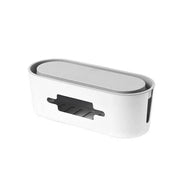 Cable Power Management Storage Box Socket Wire Tidy Organiser Hide Case - White V528-WIREMETER-WHITE-75684