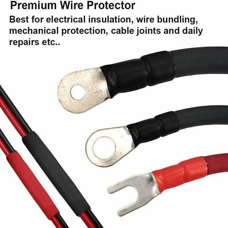 Grade Marine Heat Shrink Tubing 3:1 Wire Sleeve Glue Inside Fast Wrap Insulation Black 5M - 19.1mm*5M V528-WIRESLEEVE-19-1-BLACK5M-04893