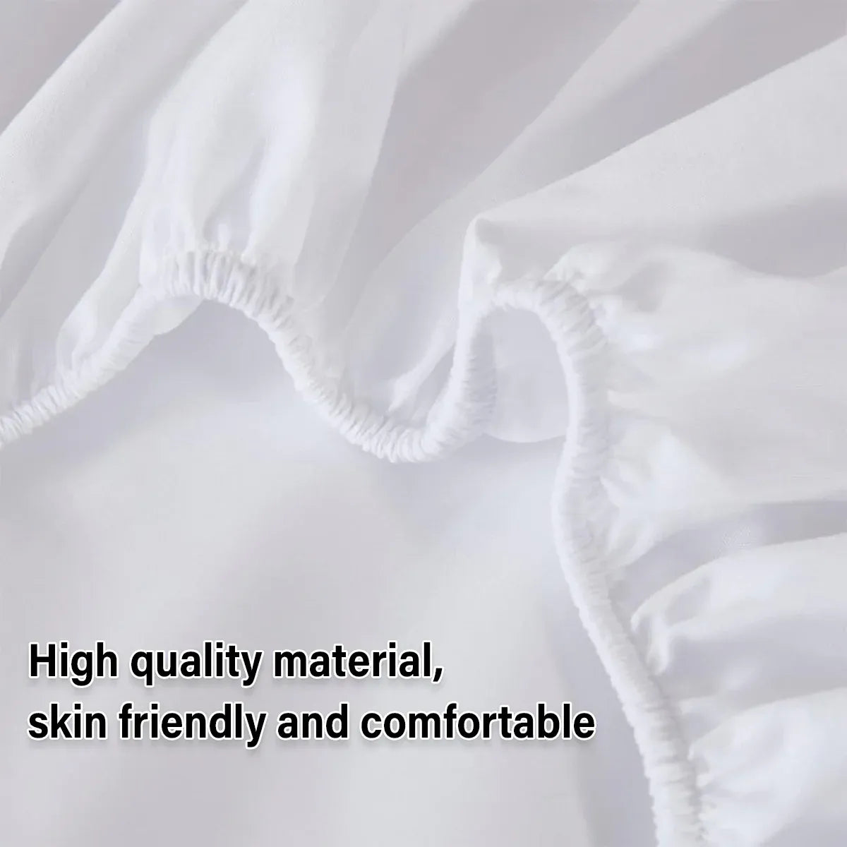 Waterproof Mattress Protector Fitted Sheet Bed Cover for Single King Single Double Queen - 99x190cm V528-WMP-TWIN-99-190-658737