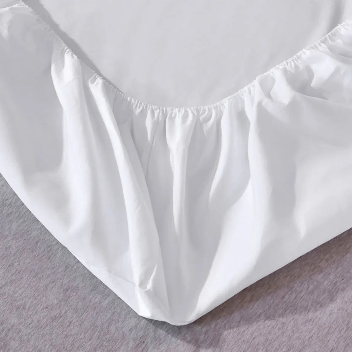Waterproof Mattress Protector Fitted Sheet Bed Cover for Single King Single Double Queen - 99x190cm V528-WMP-TWIN-99-190-658737