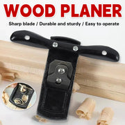 Mini Handheld Cast Iron Woodworking Planer Manual Flat Trimming Smoothing Tool V528-WOOD-PLANE-BLACK-734494