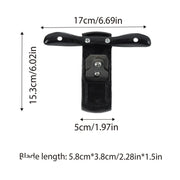Mini Handheld Cast Iron Woodworking Planer Manual Flat Trimming Smoothing Tool V528-WOOD-PLANE-BLACK-734494