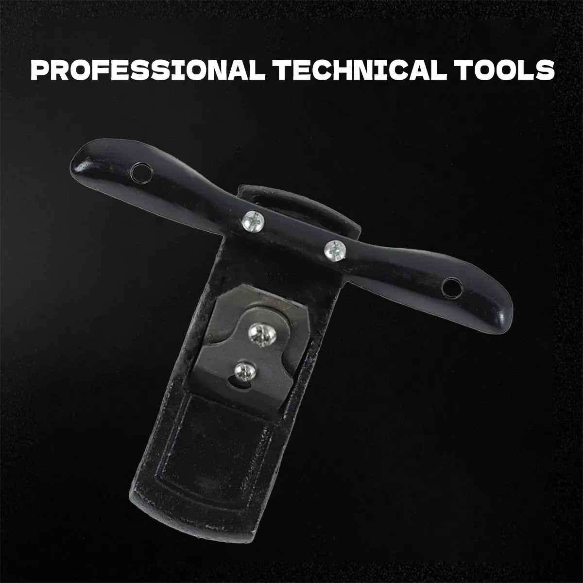 Mini Handheld Cast Iron Woodworking Planer Manual Flat Trimming Smoothing Tool V528-WOOD-PLANE-BLACK-734494