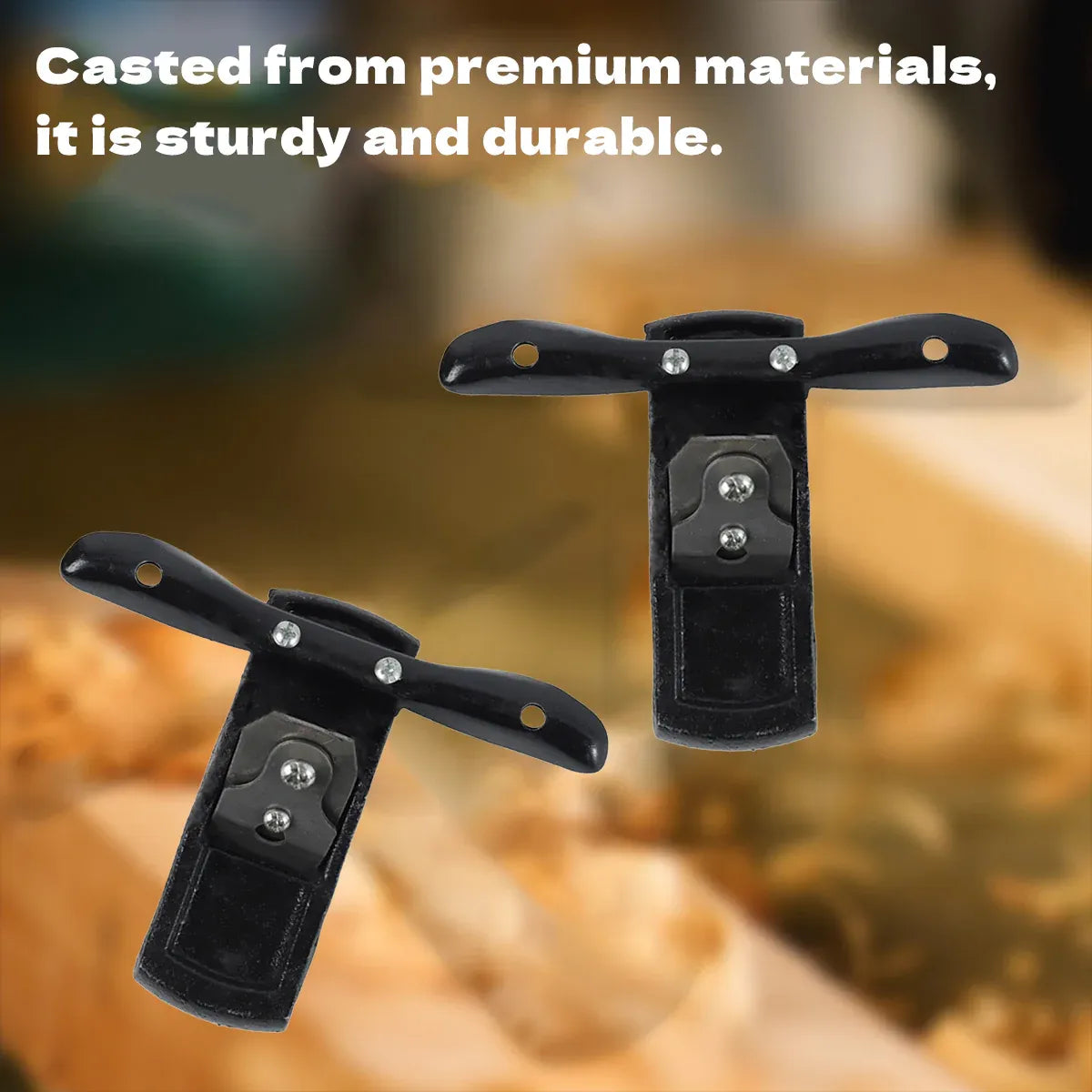 Mini Handheld Cast Iron Woodworking Planer Manual Flat Trimming Smoothing Tool V528-WOOD-PLANE-BLACK-734494