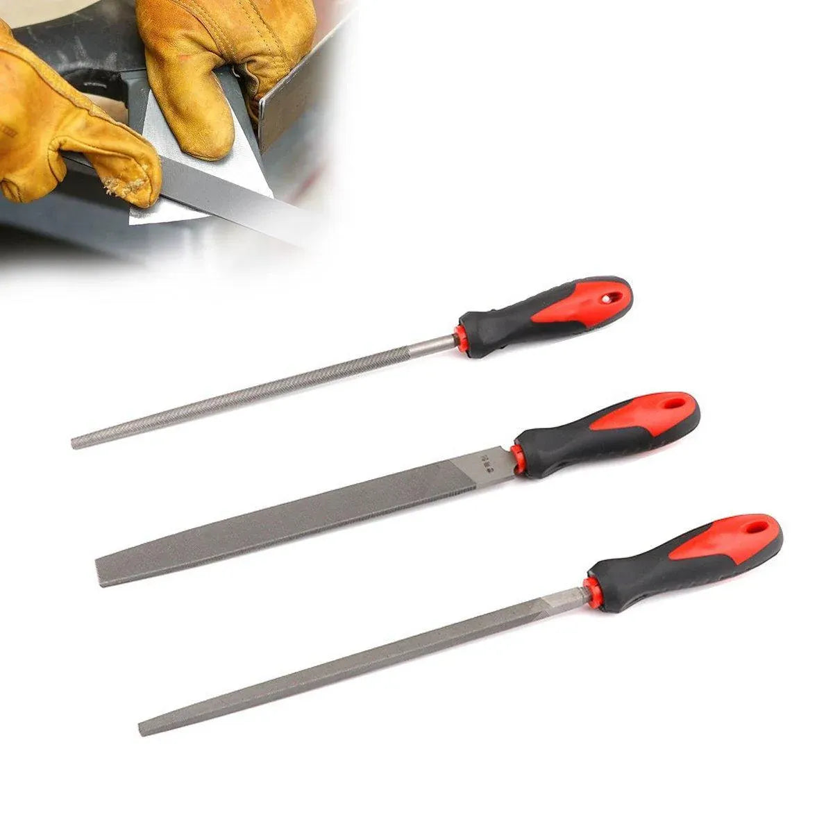 3pcs Woodworking File Trimming Sanding Tool Set for Wood Metal Shaping Smoothing V528-WOOD-RASP-3PCS-861523