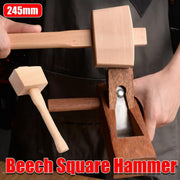 DIY Leather Craft Tools Square Solid Wood Hammer Mallet for Leatherworking V528-WOODEN-HAMMER-701700