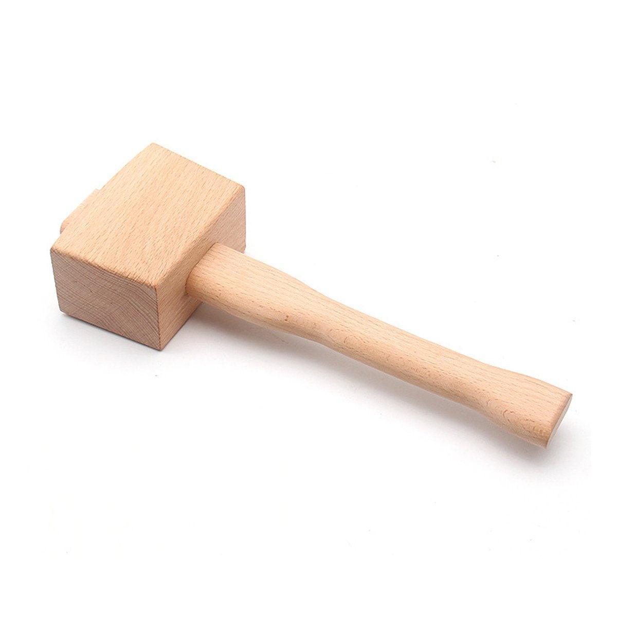 DIY Leather Craft Tools Square Solid Wood Hammer Mallet for Leatherworking V528-WOODEN-HAMMER-701700