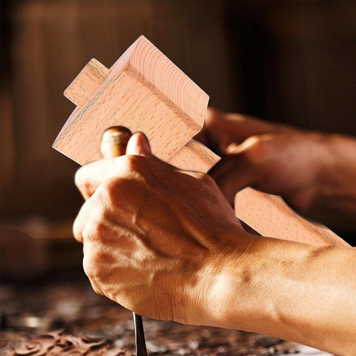 DIY Leather Craft Tools Square Solid Wood Hammer Mallet for Leatherworking V528-WOODEN-HAMMER-701700