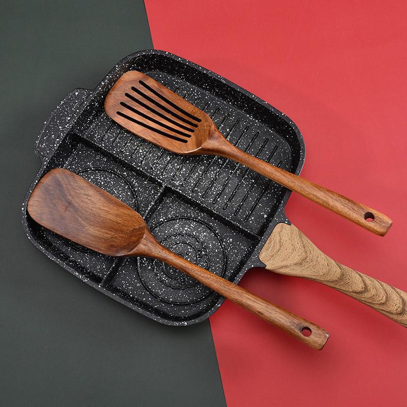 2pcs Wooden Frying Spatula Long Handle Stir Fry Spatula Kitchen Cooking Utensils V528-WOODEN-SHOVEL-2PCS-750228