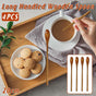 4PCS 20CM Japanese Wooden Long Handle Stirring Spoon Small Honey Spoon Tableware V528-WOODEN-SPOON-4PCS-702485