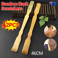Long Handle Bamboo Back Scratcher Stick for Itch Relief and Easy Reach 46cm 2PCS V528-WOODENBAMBOO-916238