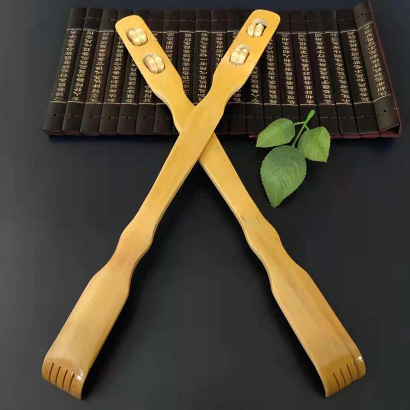 Long Handle Bamboo Back Scratcher Stick for Itch Relief and Easy Reach 46cm 2PCS V528-WOODENBAMBOO-916238