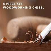8X Heavy Duty HSS Wood Lathe Chisel Set Turning Wood Tools Carving GougeDurable V528-WOODTURNINGTOOL8PCS-816760