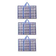 10PCS Large Waterproof Moving Packing Bags Woven Storage Luggage Quilt Bags - Medium V528-WOVEN-BAG-10PCS-M-373173