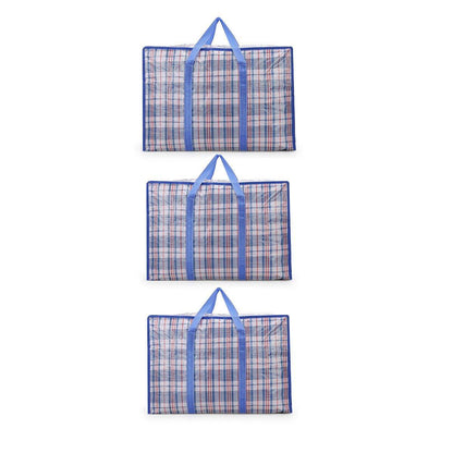 10PCS Large Waterproof Moving Packing Bags Woven Storage Luggage Quilt Bags - Medium V528-WOVEN-BAG-10PCS-M-373173