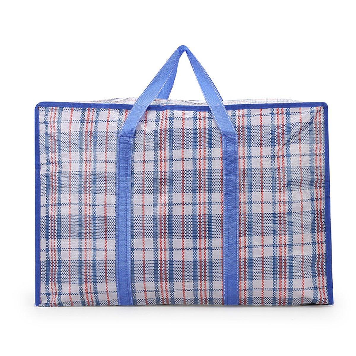 10PCS Large Waterproof Moving Packing Bags Woven Storage Luggage Quilt Bags - Medium V528-WOVEN-BAG-10PCS-M-373173