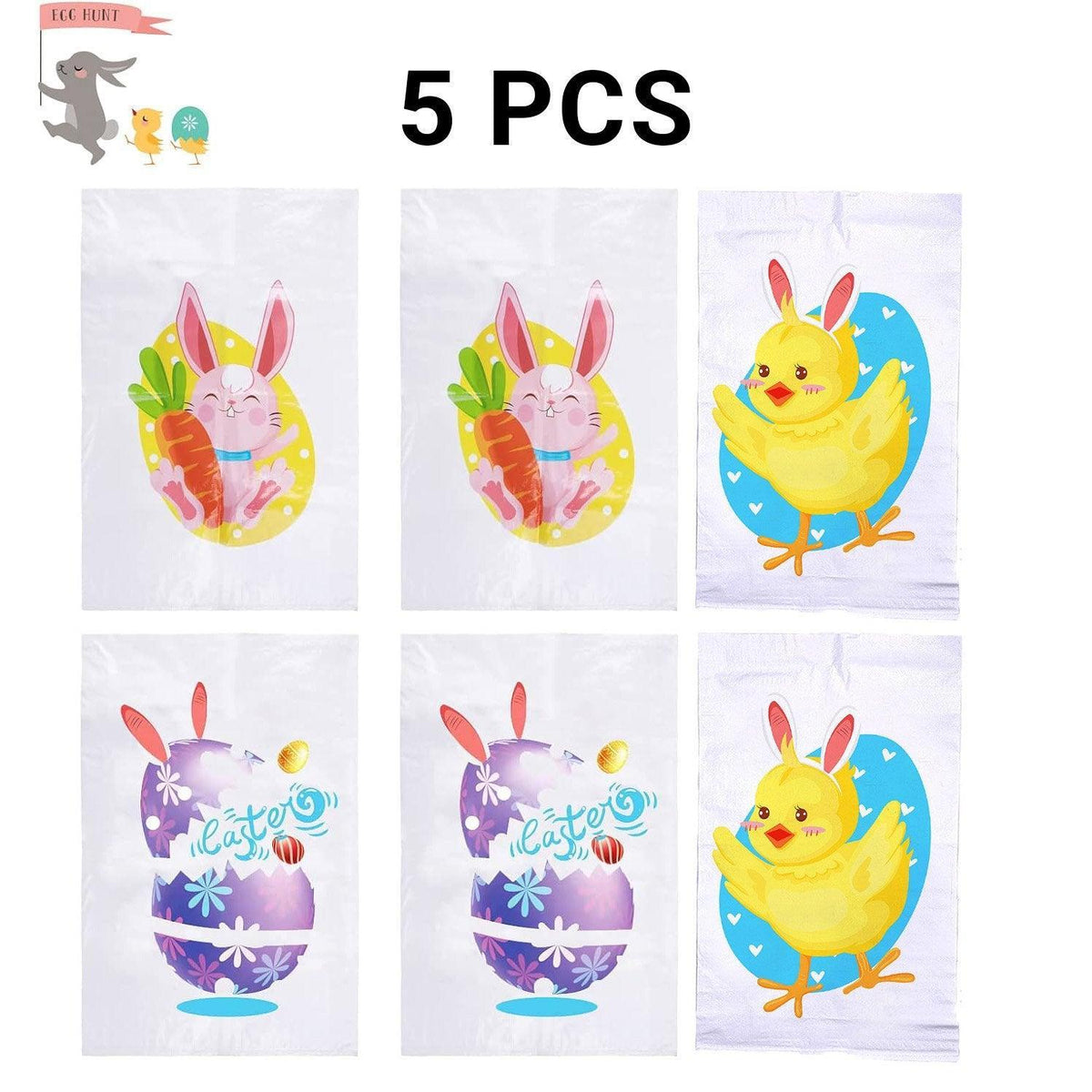 Jumping Sack Race Bags 5pcs Set for Outdoor Garden Party Family Group Activity Game - Rabbit V528-WOVEN-BAG-5PCS-A-RABBIT-251437