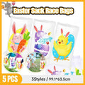 Jumping Sack Race Bags 5pcs Set for Outdoor Garden Party Family Group Activity Game - Chick V528-WOVEN-BAG-5PCS-B-CHICK-865021