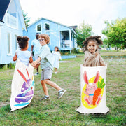 Jumping Sack Race Bags 5pcs Set for Outdoor Garden Party Family Group Activity Game - Chick V528-WOVEN-BAG-5PCS-B-CHICK-865021