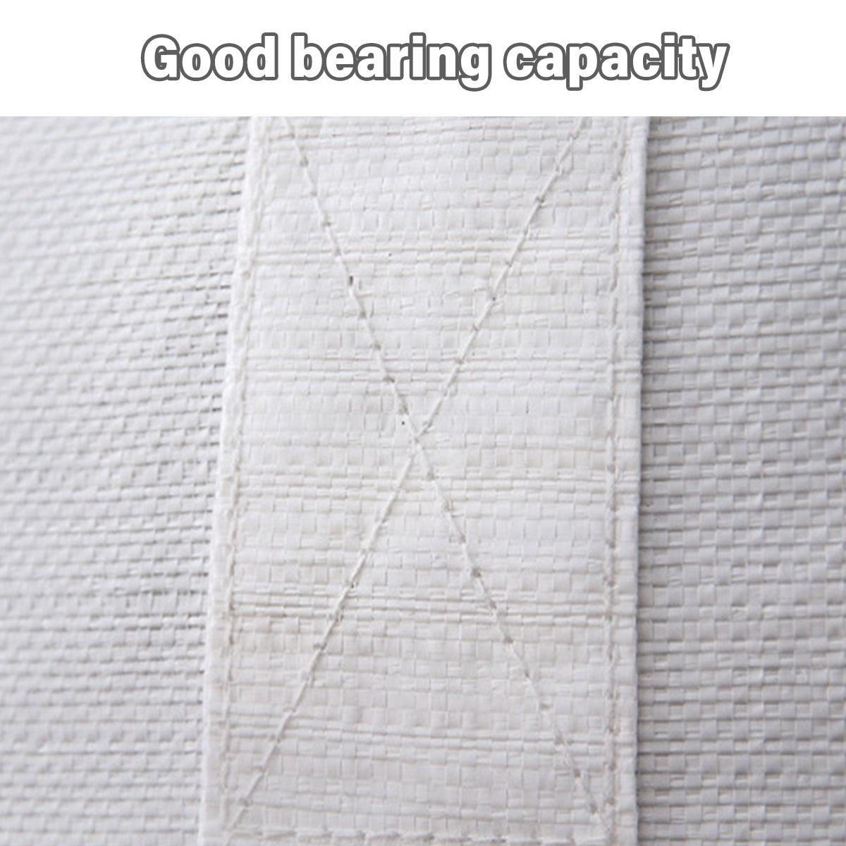 Large Capacity Moving Bag Packing Quilt Storage Luggage Clothing Organizer Tote - 180L V528-WOVEN-BAG-WHITE-180L-576276