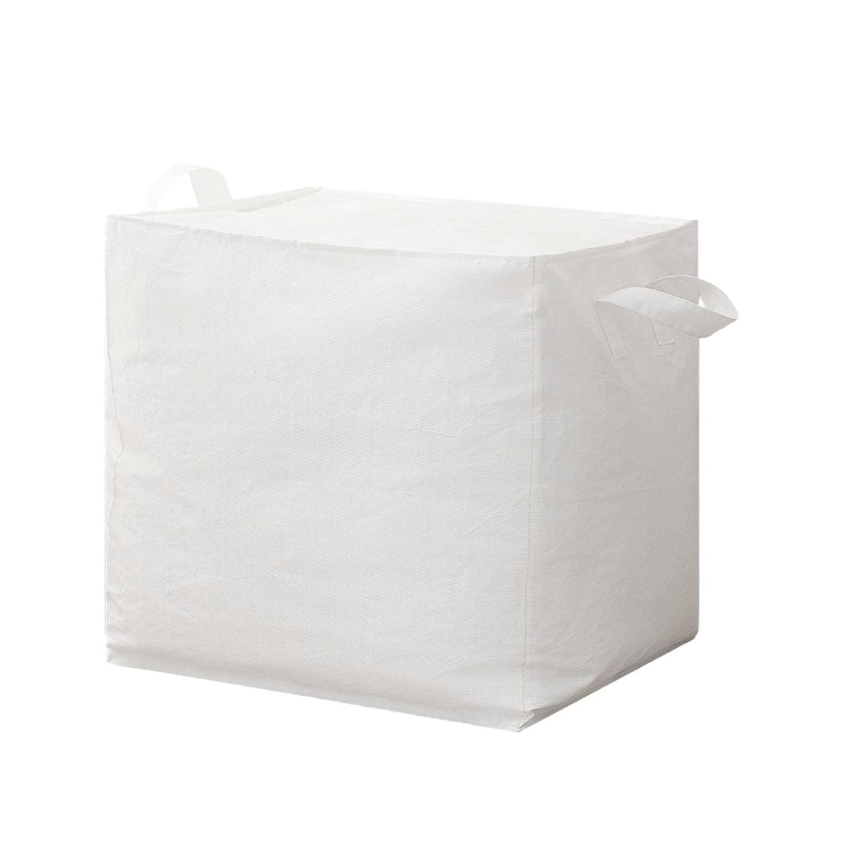 Large Capacity Moving Bag Packing Quilt Storage Luggage Clothing Organizer Tote - 180L V528-WOVEN-BAG-WHITE-180L-576276
