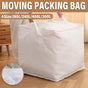 Large Capacity Moving Bag Packing Quilt Storage Luggage Clothing Organizer Tote - 240L V528-WOVEN-BAG-WHITE-240L-484985