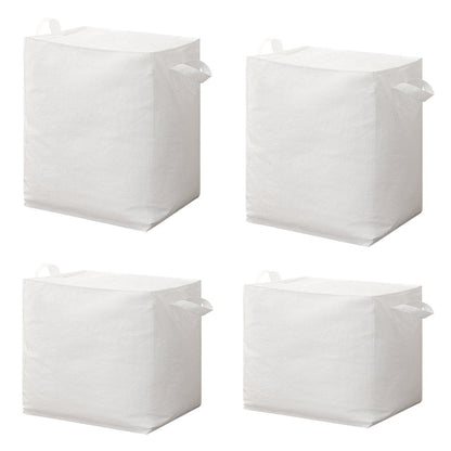 Large Capacity Moving Bag Packing Quilt Storage Luggage Clothing Organizer Tote - 240L V528-WOVEN-BAG-WHITE-240L-484985