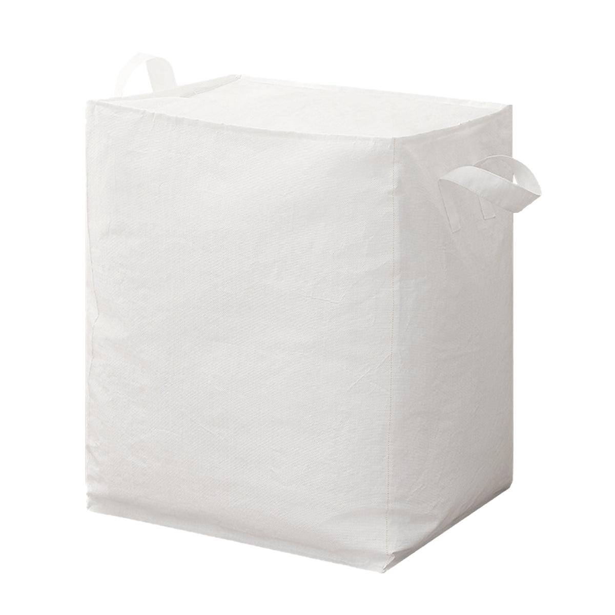 Large Capacity Moving Bag Packing Quilt Storage Luggage Clothing Organizer Tote - 240L V528-WOVEN-BAG-WHITE-240L-484985