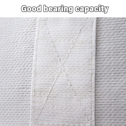 Large Capacity Moving Bag Packing Quilt Storage Luggage Clothing Organizer Tote - 400L V528-WOVEN-BAG-WHITE-400L-609450