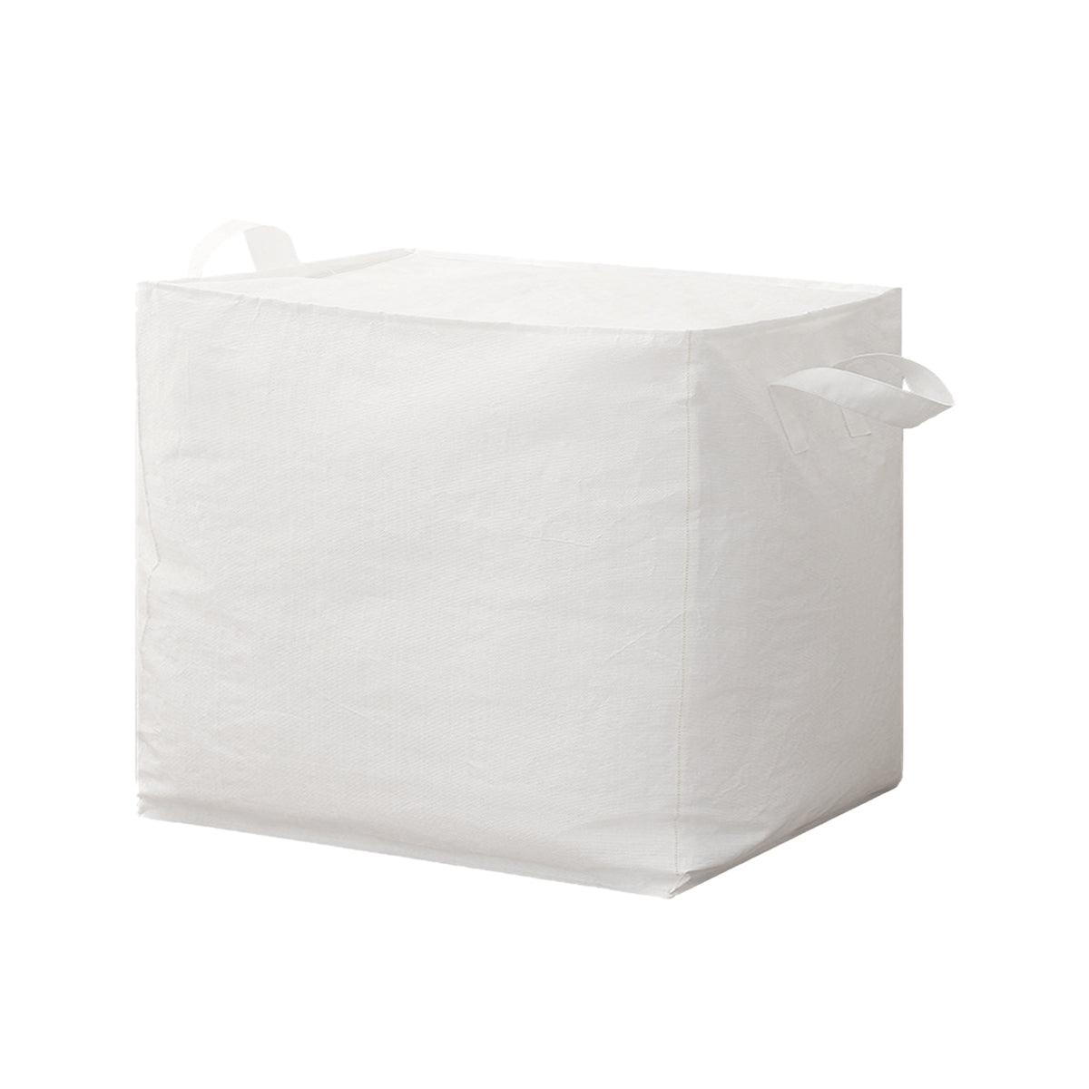 Large Capacity Moving Bag Packing Quilt Storage Luggage Clothing Organizer Tote - 400L V528-WOVEN-BAG-WHITE-400L-609450