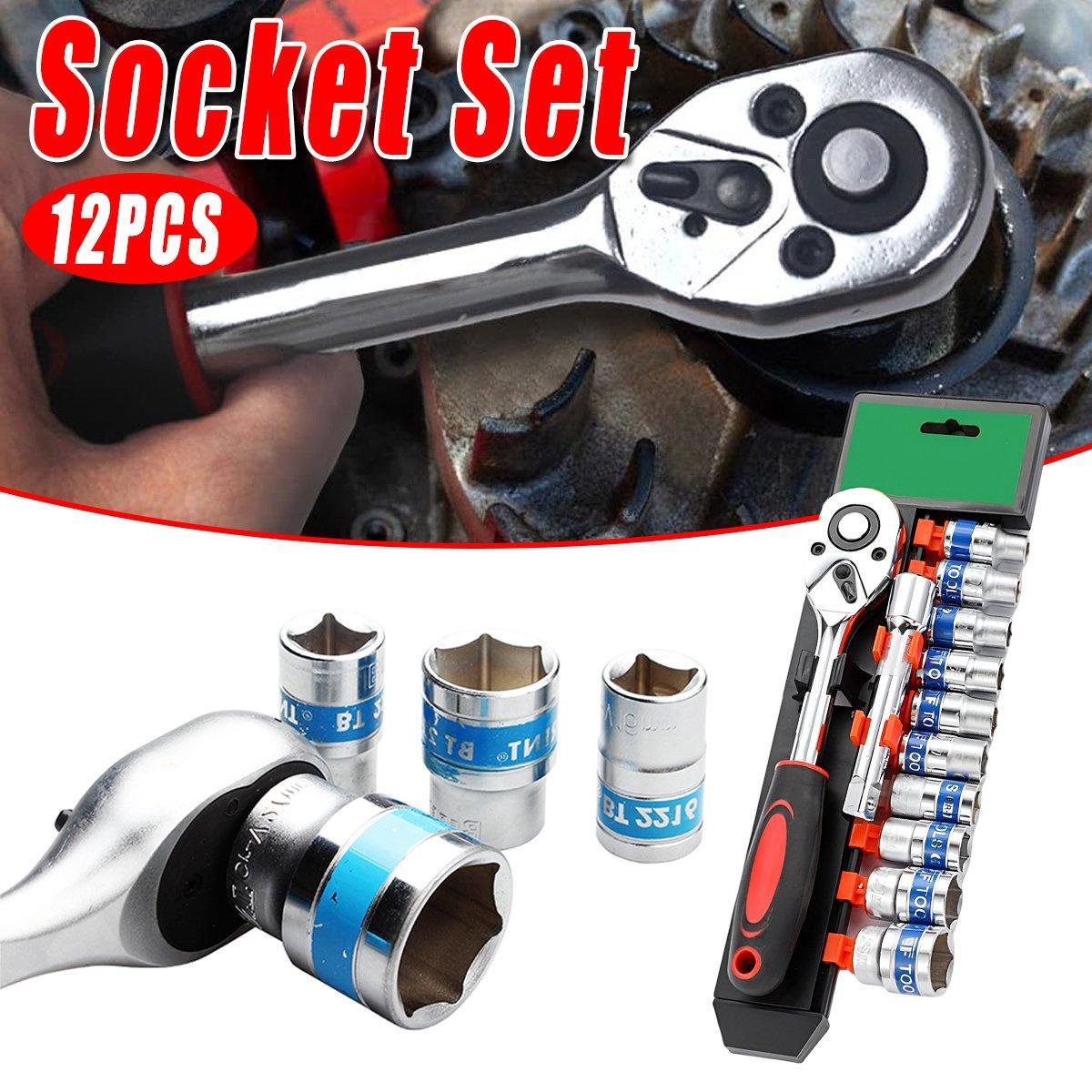 12PCS Household Wrench Portable Functional Adjustable Spanner Tool Kit V528-WRENCH-SET-12PCS-248312