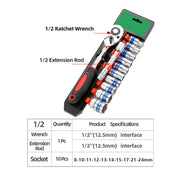 12PCS Household Wrench Portable Functional Adjustable Spanner Tool Kit V528-WRENCH-SET-12PCS-248312