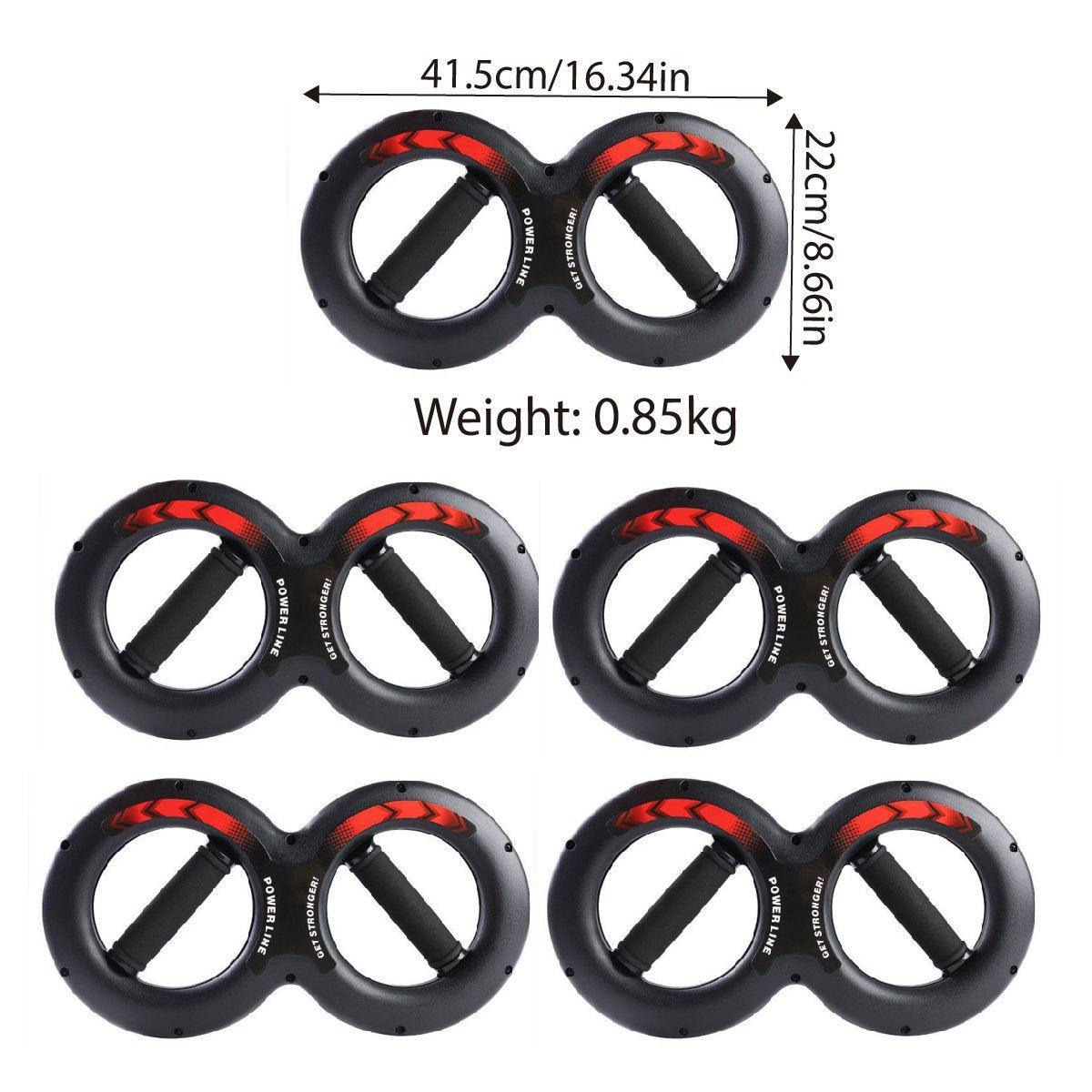 Multifunctional Arm Strength Grip Wrist Power Device Fitness Hand Grip Enhancer - 10kg