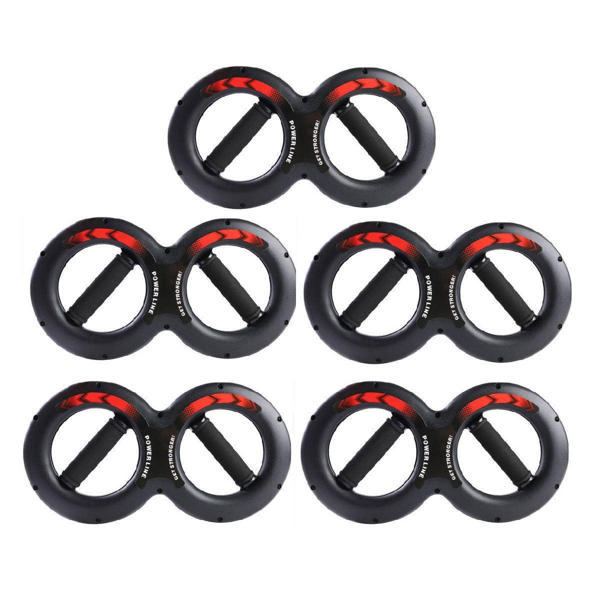 Multifunctional Arm Strength Grip Wrist Power Device Fitness Hand Grip Enhancer - 20kg V528-WRIST-EXERCISER-BLACK-20KG-641973