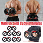 Multifunctional Arm Strength Grip Wrist Power Device Fitness Hand Grip Enhancer - 5kg V528-WRIST-EXERCISER-BLACK-5KG-251965