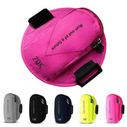 Universal Outdoor Sports Armband Case Phone Holder Gym Running Jogging Arm Band - Pink V528-WRISTBAG-ROSERED-14155