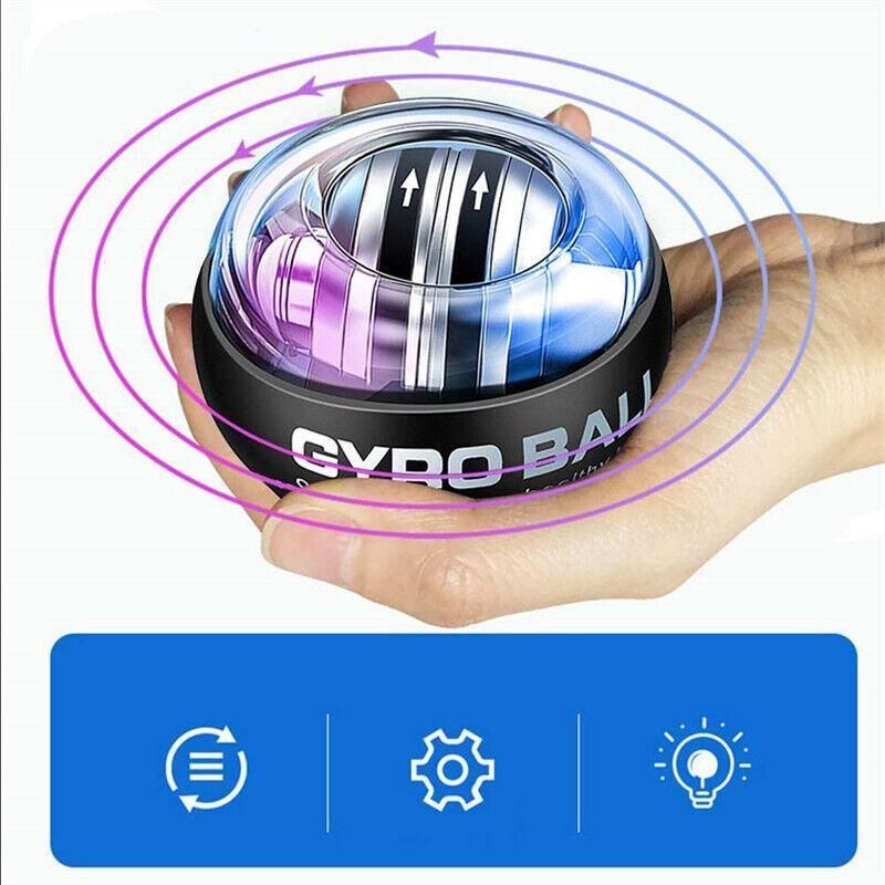 Led Wrist Ball Trainer Relax Gyroscope Ball Muscle Power Ball Gyro Arm Exerciser V528-WRISTBALL-194561