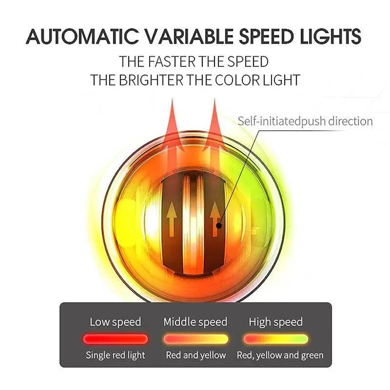 Led Wrist Ball Trainer Relax Gyroscope Ball Muscle Power Ball Gyro Arm Exerciser V528-WRISTBALL-194561