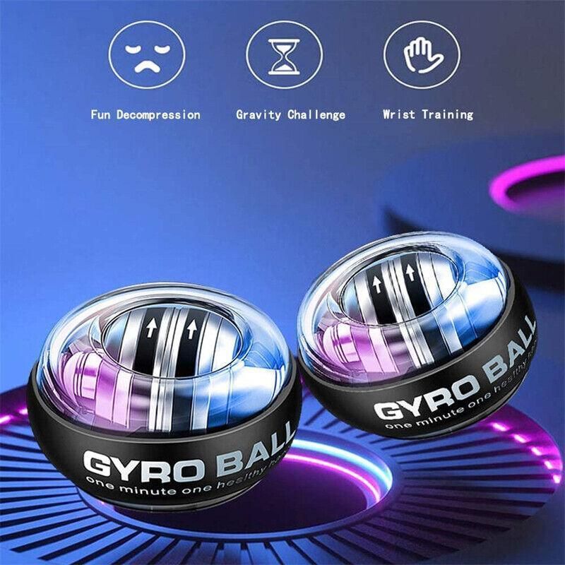 Led Wrist Ball Trainer Relax Gyroscope Ball Muscle Power Ball Gyro Arm Exerciser V528-WRISTBALL-194561