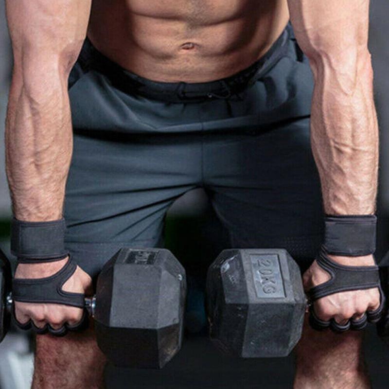 Weight Lifting Training Gloves Women Men Fitness Sports Body Building Gym Gloves - L V528-WRISTGLOVES-L-80304