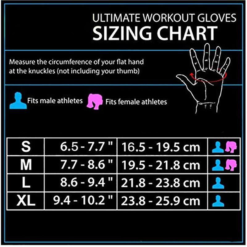 Weight Lifting Training Gloves Women Men Fitness Sports Body Building Gym Gloves - XL V528-WRISTGLOVES-L-97388